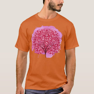 Floral Japanese Sakura Tree Pink Flower Japan Cher T-Shirt