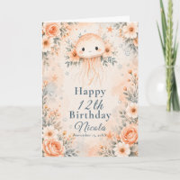 Floral Jellyfish Birthday