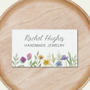 Floral Jeweler  Name Tag