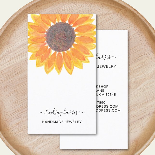 Floral Jeweller Business Card (Creator Uploaded)