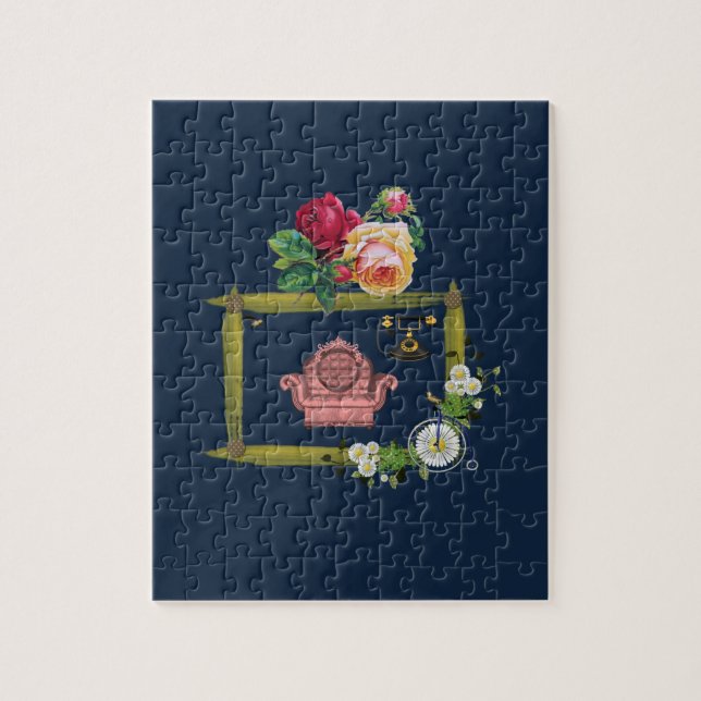 Floral Jigsaw Puzzle (Vertical)