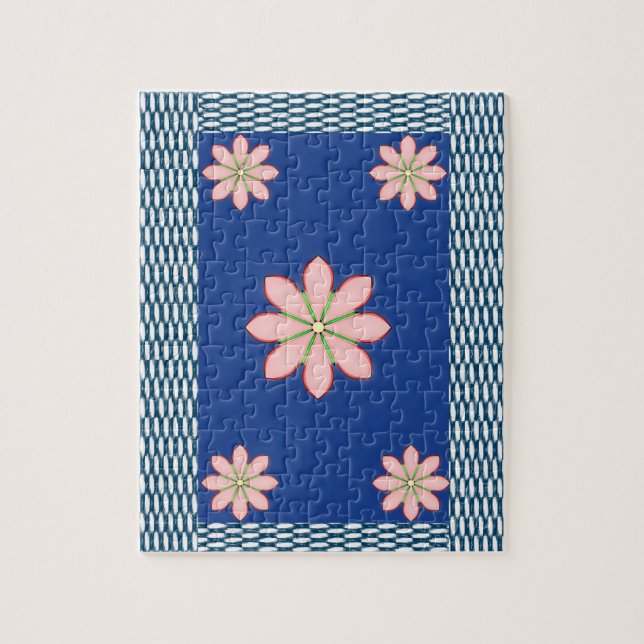 Floral Jigsaw Puzzle (Vertical)