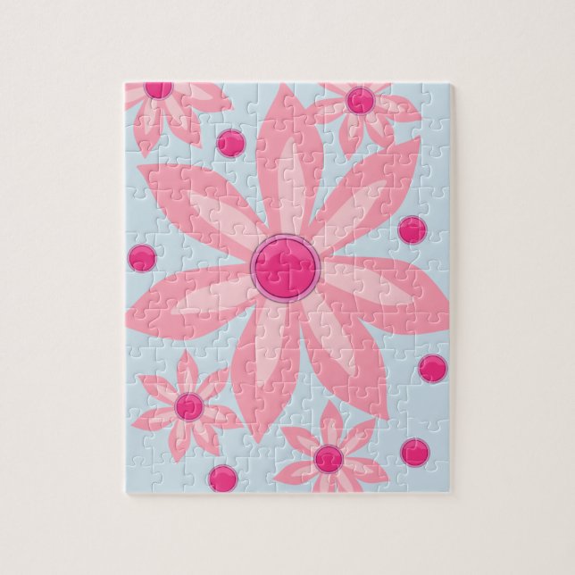 Floral Jigsaw Puzzle (Vertical)