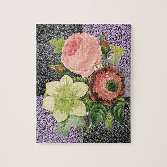 Floral Jigsaw Puzzle (Vertical)