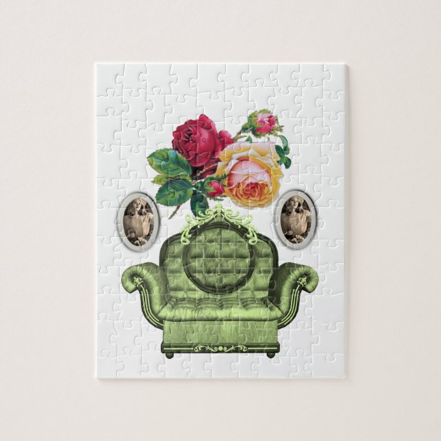 Floral Jigsaw Puzzle (Vertical)