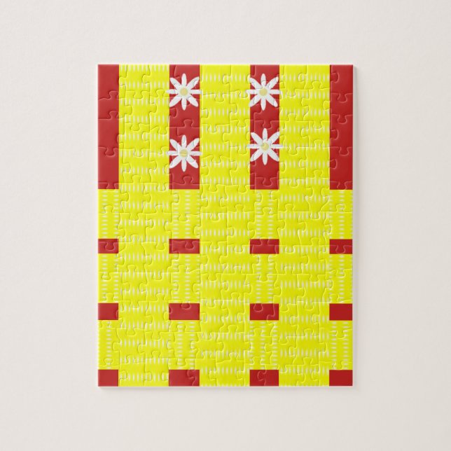 Floral Jigsaw Puzzle (Vertical)