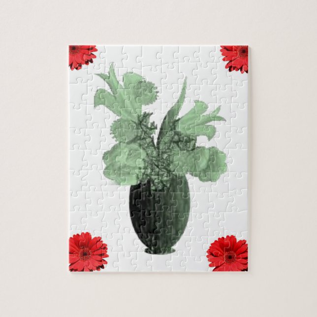 Floral Jigsaw Puzzle (Vertical)