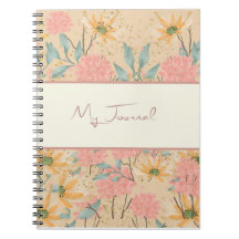 Floral Journal Notebook
