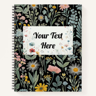 Floral Journals: Customizable Notebook