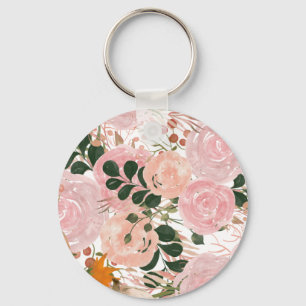 Floral Jumpsuit Key Ring