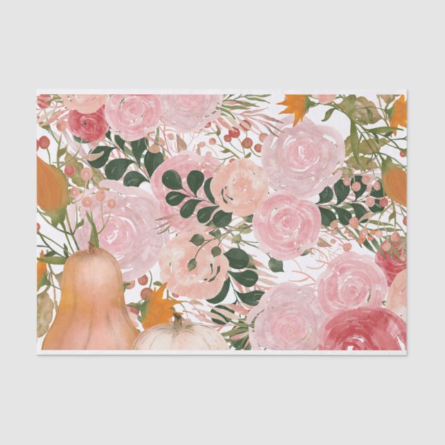 Floral Jumpsuit Tissue Paper (Front)