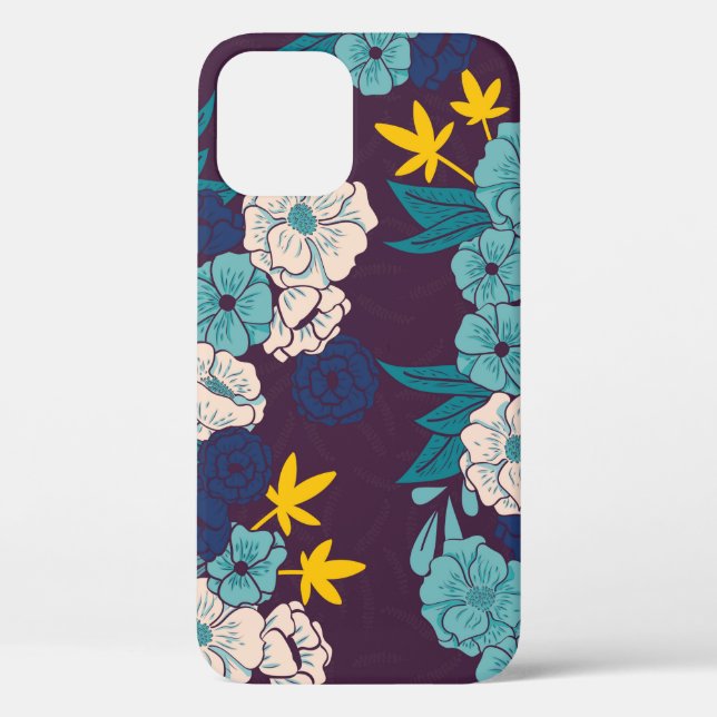 Floral jungle with snakes seamless pattern, tropic Case-Mate iPhone case (Back)