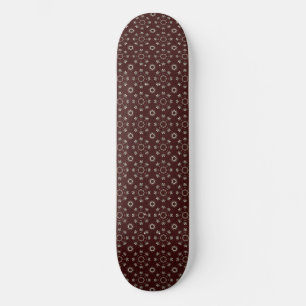 Floral Kabul Coffee Skateboard