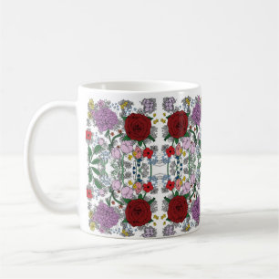 Floral Kaleidoscope Mug
