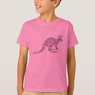 Floral Kangaroo T-Shirt