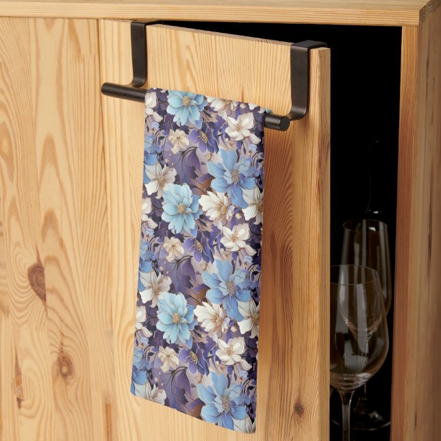 Floral Kitchen Towel (Thirds Fold)