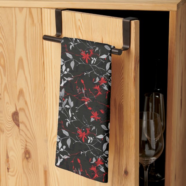 Floral Kitchen Towel (Thirds Fold)