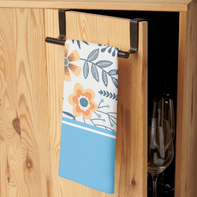 Floral Kitchen Towel (Thirds Fold)