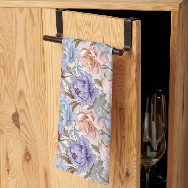 Floral Kitchen Towel (Thirds Fold)