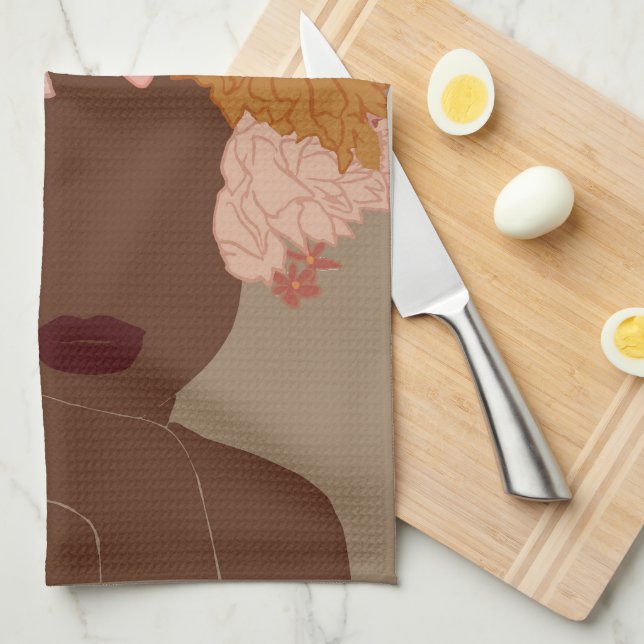 Floral Kitchen Towels (Quarter Fold)