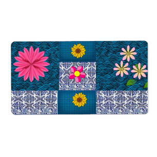 Floral Labels Flower
