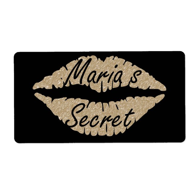 Floral Labels Maria's Secret (Front)