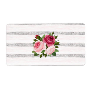 Floral Labels Roses
