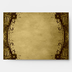 Floral Lace Envelope (A7 Greeting Card)