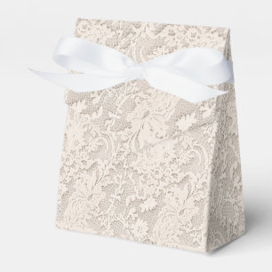 Floral Lace Look Favour Box