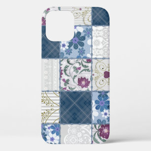 Floral Lace: Patchwork Seamless Background. iPhone 12 Case