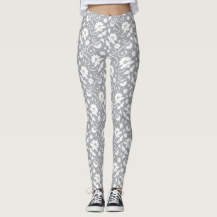 Floral Lace Pattern Leggings