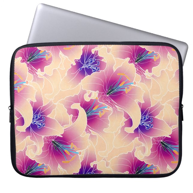 Floral Laptop Sleeve (Front)
