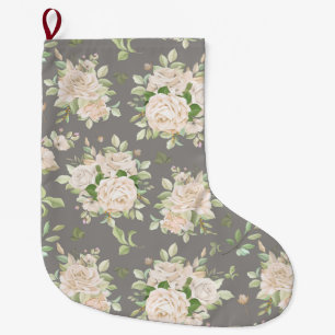 Floral Large Christmas Stocking