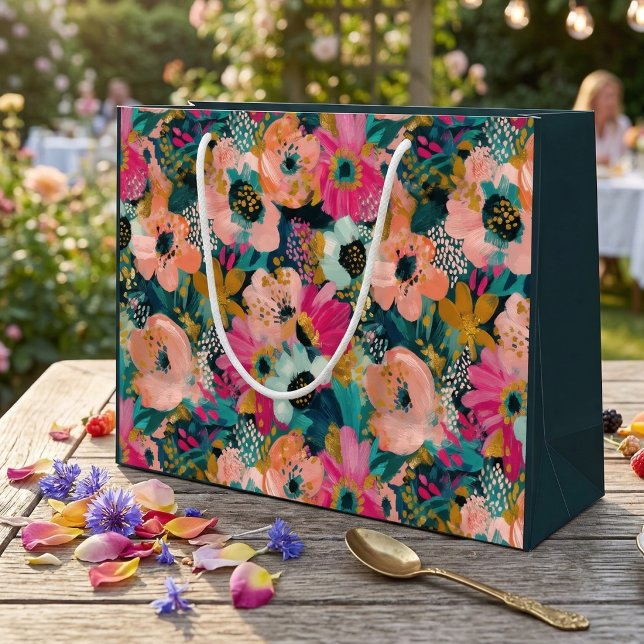 Floral Large Gift Bag (Creator Uploaded)