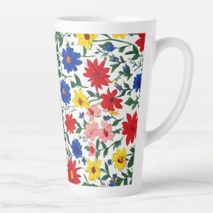Floral Large Latte Mug