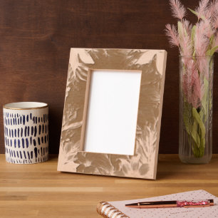 Floral Laser etched personalised frame