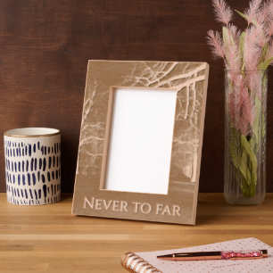 Floral Laser Etched Personalised Photo Display Frames