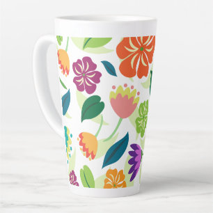 Floral Latte Mug