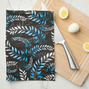 Floral Leaf Tea Towel