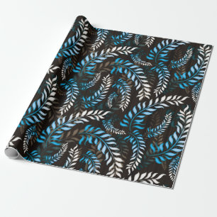 Floral Leaf Wrapping Paper