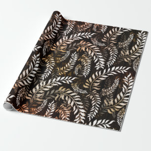 Floral Leaf Wrapping Paper