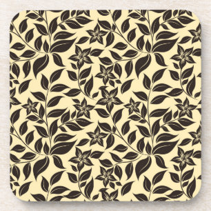 Floral Leaves Pattern-47566 Coaster
