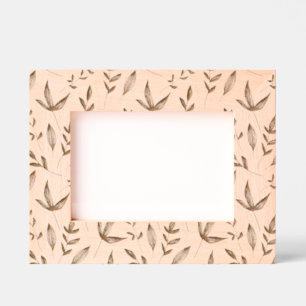 Floral Leaves pattern Etched Frames