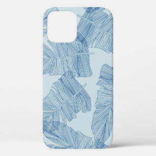 Floral Leaves: Vintage Line Illustrations. iPhone 12 Case