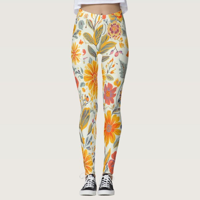 Floral Leggings (Front)