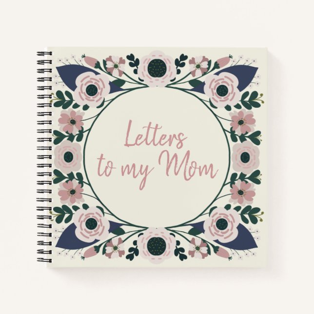 Floral Letters to My Mum Keepsake Journal (Front)