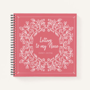 Floral Letters to My Niece Keepsake Journal