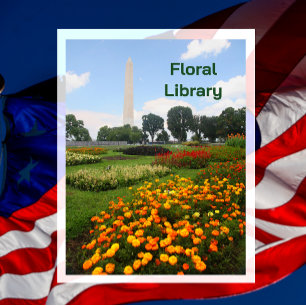 Floral Library, Garden, Ladybird, Celebrate 250 Postcard