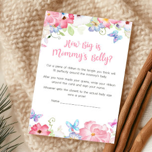 Floral Little Butterfly How Big Mummy's Belly Game