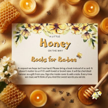 Floral Little Honey Bee Honeycomb Books for Baby